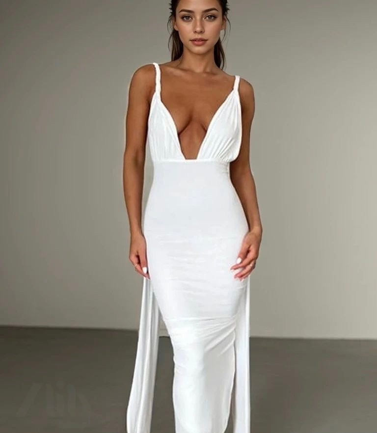 Tori Backless Elegant Maxi Dress