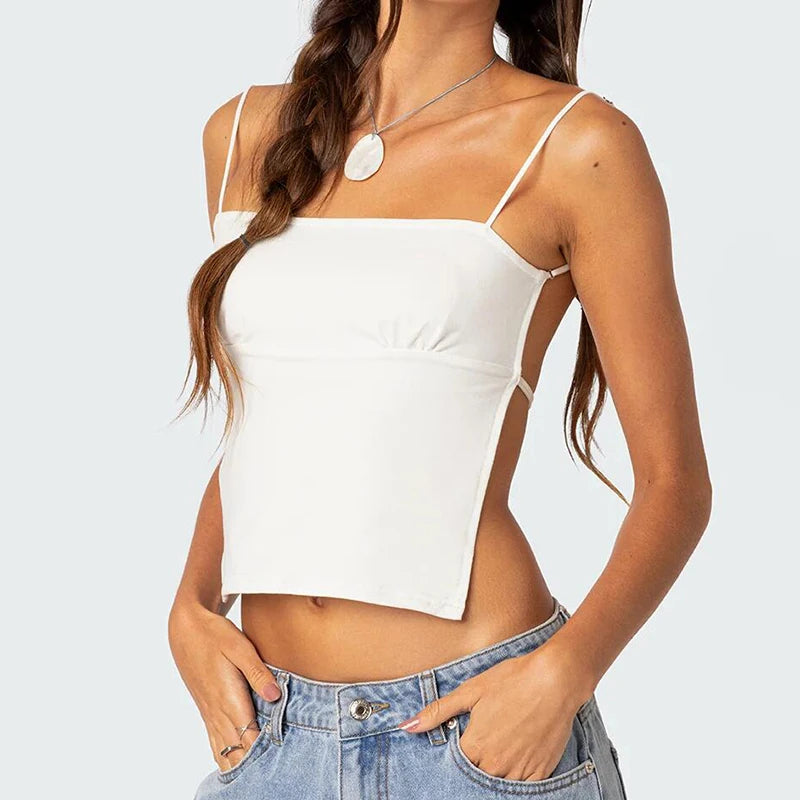 Emma Backless Crop Top