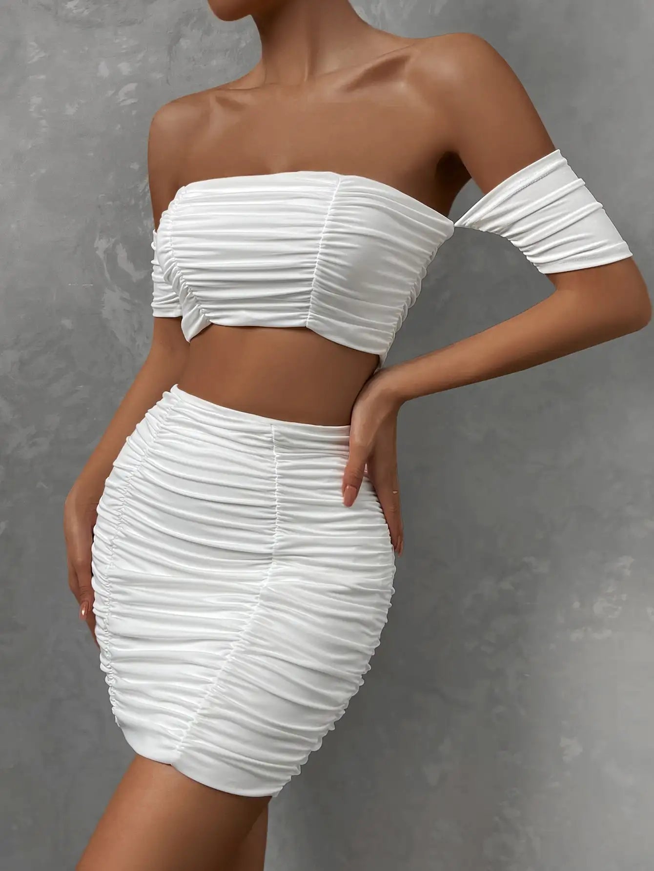 Lena Off Shoulder Mini Two Piece