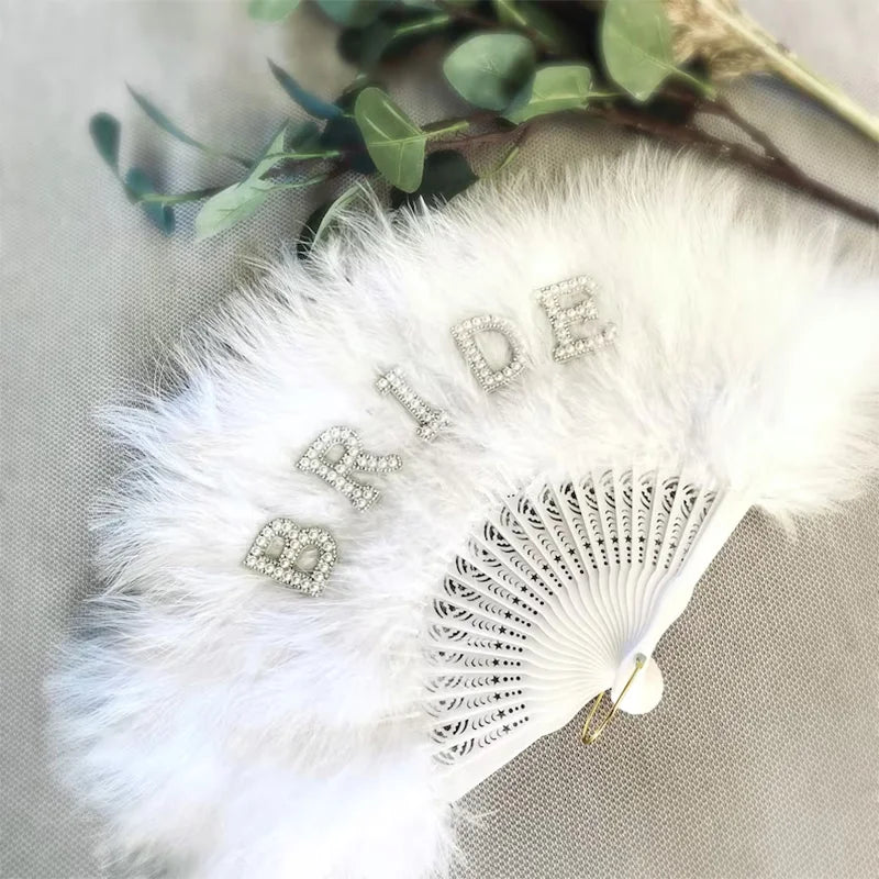 Josie Bride Fluffy Fan