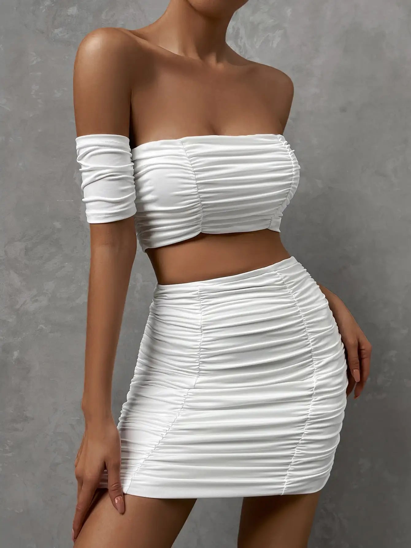 Lena Off Shoulder Mini Two Piece