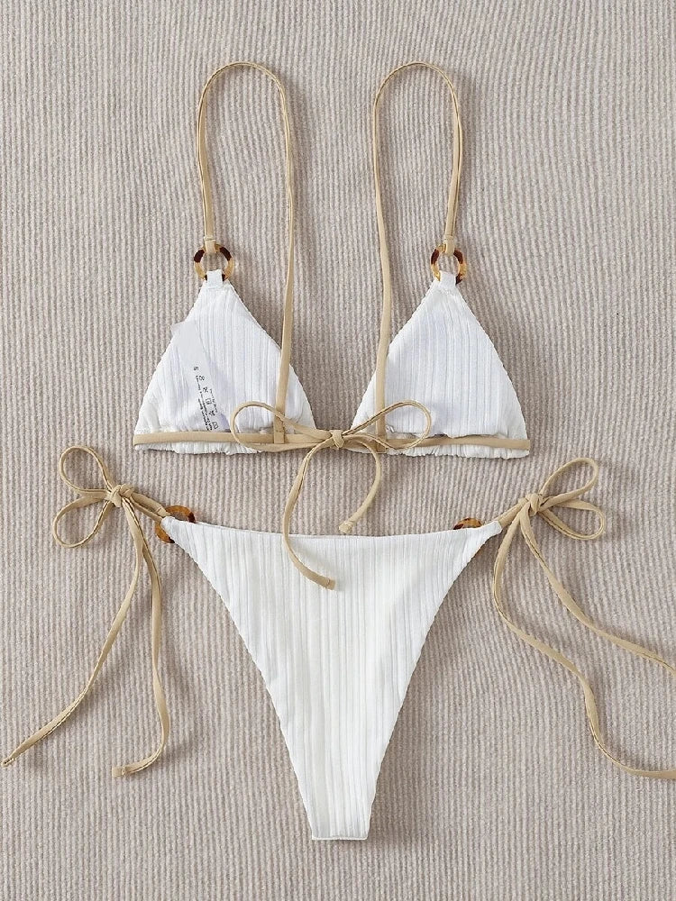 Claudia Ring Linked Triangle Bikini