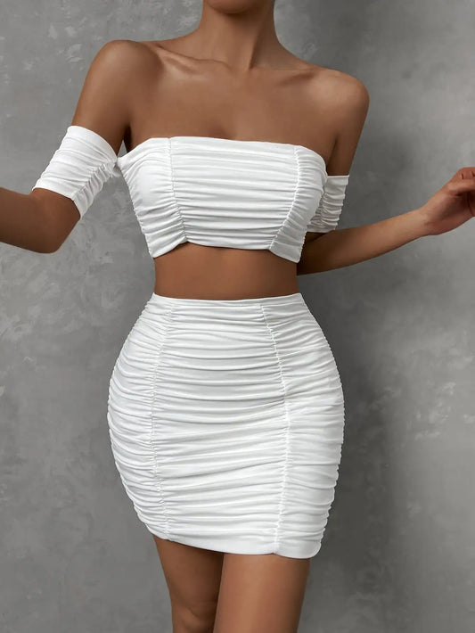 Lena Off Shoulder Mini Two Piece