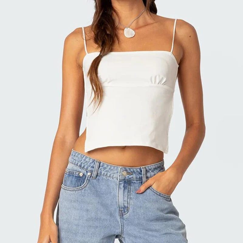 Emma Backless Crop Top