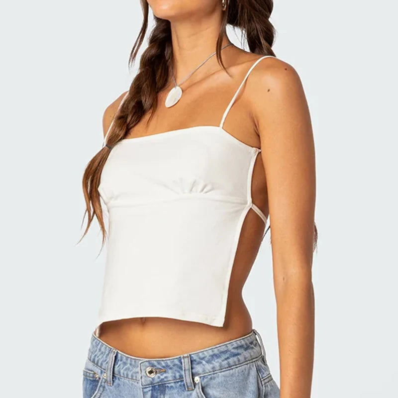 Emma Backless Crop Top